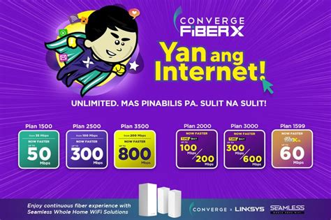 converge air internet router|‘Yan ang internet! Converge turbocharges FiberX Plans for .